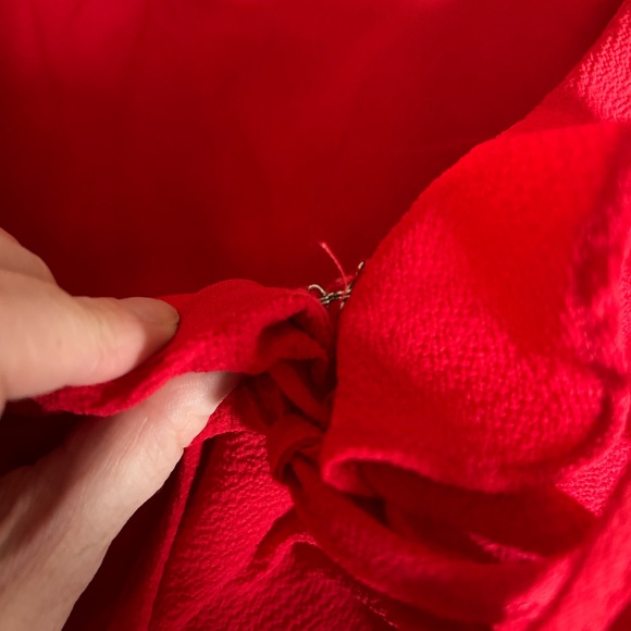 superdown red tie front top - Picture 5 of 5